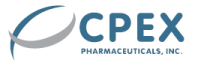 (CPEX PHARMACEUTICALS, INC. LOGO)